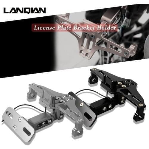 For Kawasaki Motorcycle License Plate Bracket Holder VULCAN S650cc Z800 NINJA 125 Z125 Z125 PRO VERSYS-X 250 300 EX250R ZX25R