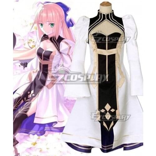 Fate Grand Order FGO Caster Artoria Pendragon Stage 4 Dress Halloween Party Long Girls Suit Set Cosplay Costume E001