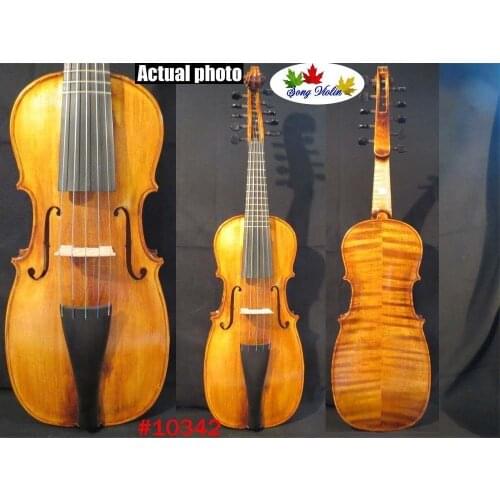 Customized viola da Petto 5+5 strings 18",rich sweet sound #10342