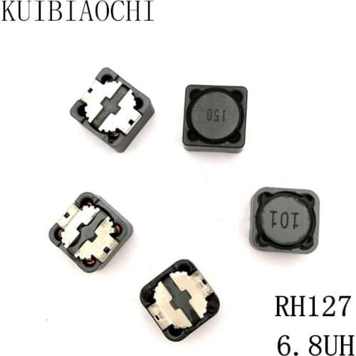 10pcs/LOT CDRH127 CD127 6.8UH Chip inductor 12*12*7mm 6.8uH 6R8 SMD Power inductor