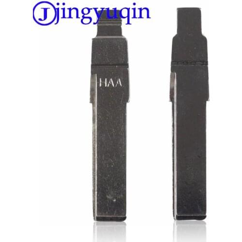 Jingyuqin 1p Remote HAA HU66 Folding Flid Blank Key Uucut Blade For Vw Passat Bora Skoda Seattle For Audi A6 Car Key