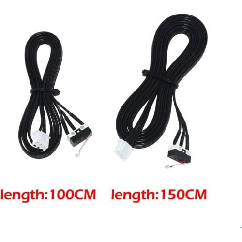 Limit switch with micro switch stroke reset Switch Micro Touch Switch with black Line 100cm 150cm for 3D Printer DIY accessories