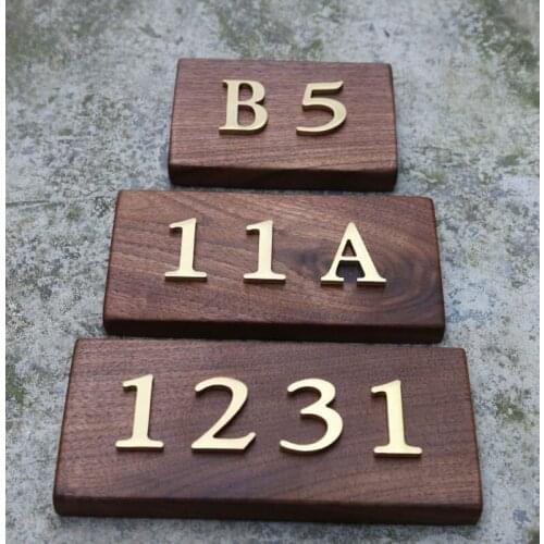 Solid wood metal combination door sign logo nameplate Nordic home Japanese B & B Classroom Custom Studio Hotel Creative Huang To