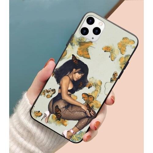 SZA soft TPU border phone case for iphone 11PRO 11PROMAX 11 X XS XR XSMAX 6 plus 7 7plus 8 8plus cover