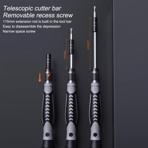 25 in 1 Screwdriver Set Multifunction Screwdriver Stationery Box Tool Set Mobile Phone Computer Game Machine Repair Tools Kit