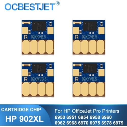 New Upgrade For HP 902XL HP902 902 XL Ink Cartridge Chip For HP Officejet 6950 6951 6954 6958 6960 6962 6968 6970 6975 6978 6979