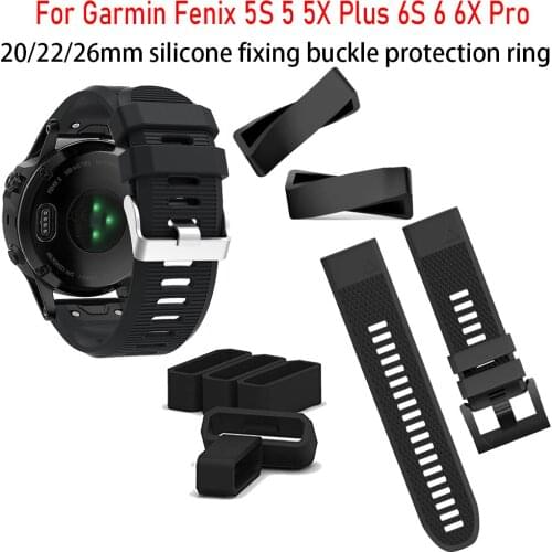 Keeper Loop Security For Garmin Fenix 5X 5 5S Plus 6X 6 6S Pro 3 HR Forerunner 935 945 Accessories Holder Retainer Silica Ring