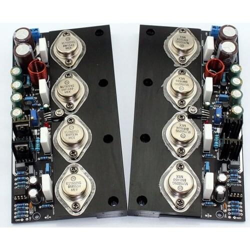 1pair class A amplifier board DC25-35V 20W MJ15024 / MJ15025 No feedback