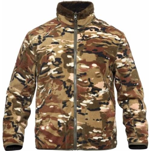 Shanghai Story Casual Polar Fleece Jacket Windproof Tactical Military Reversible Cardigan Mens Sweatshirts 2 Color