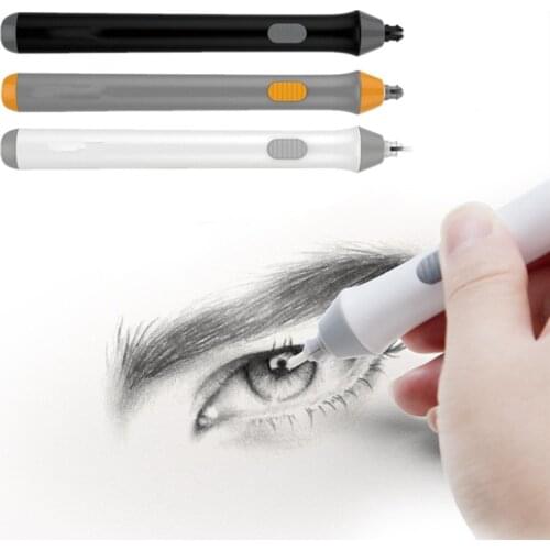 Professional Pencil Electric Eraser Kit Highlights Sketch Drawing Erasing Sketch with 22 Rubber Refills for painting, save time