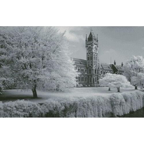 Castle in the Snow Sewing kit Top Quality Embroidery Needlework Print 14CT Unprinted Art Cross Stitch Kits DIY Handmade Decor