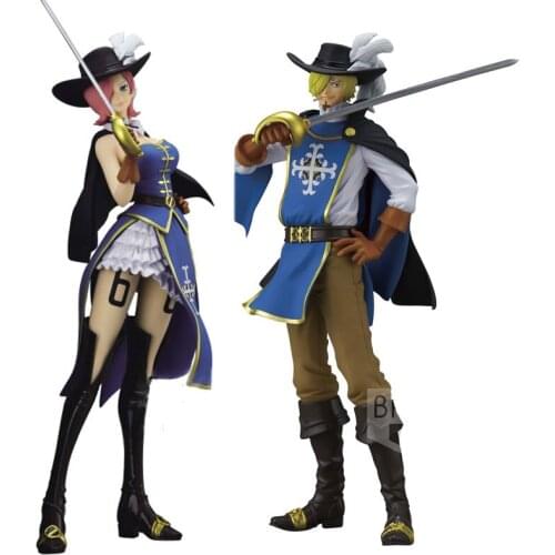 Japanese original anime figure one piece TREASURE CRUISE 2 Western swordsman style ver action figure collectible model toys