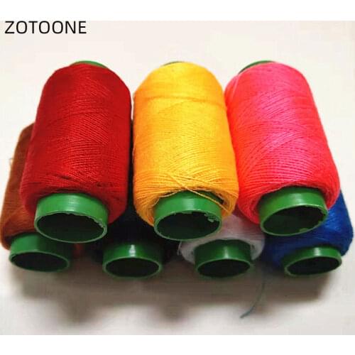 ZOTOONE 7roll Mixed Color Polyester Handmade Sewing Thread Set DIY Sewing Kit for Hand Machine Needles Set Sewing Tools Kit G