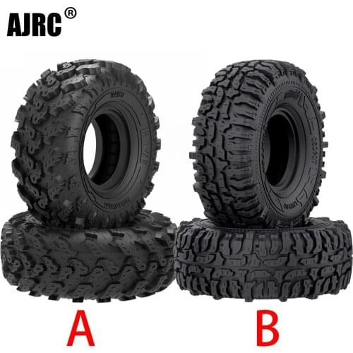 2/4PCS 1.9" Very soft Wheel Tire Rubber Wheel Tire Cover (113mm) for 1:10 RC Tracked Axial SCX10 90046 D90 D110 RC4WD Jimny