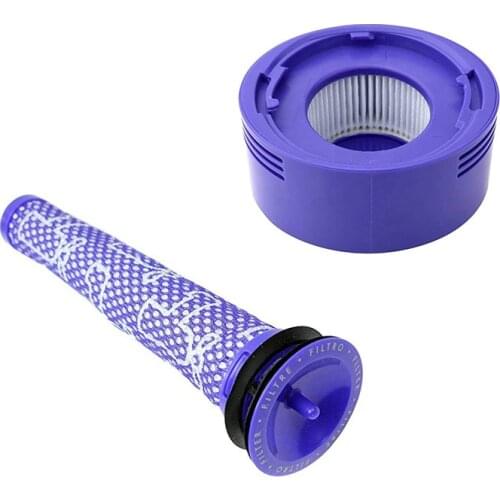 2 Pack Pre-Filters and 2 Pack HEPA Post-Filters Replacements Compatible Dyson V8 and V7 Cordless Vacuum Cleaners
