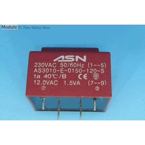 5PCS EI30/10.5 1.5VA Sensor de Transformador de 230V para 12V Encapsulamento AS3010-E-0150-120-S Free shipping