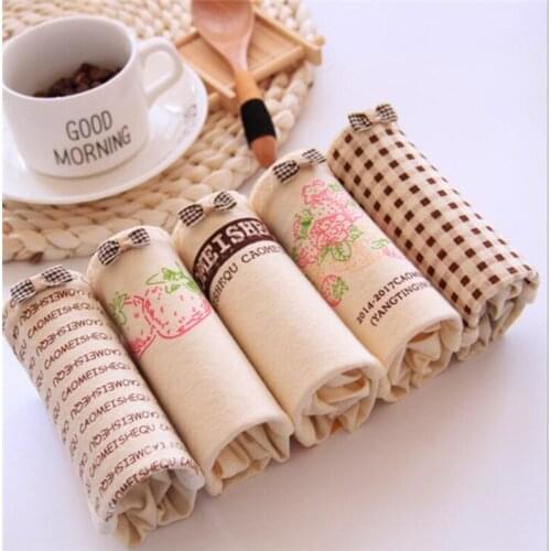 7 Pcs Cotton Underwear for Girls 2018 New Children Soft Panties Teenages Candy Color Briefs SQ-CM02-7P