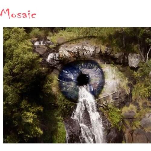 Fantasy Landscape Diamond Mosaic eyes 5D diamond Embroidery Full Round/ Square Diy Diamond Painting Cross Stitch home decor