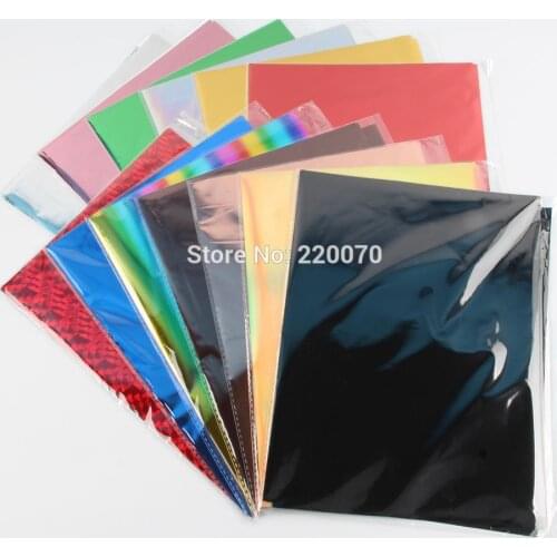 Free Shipping 50 Sheets A4 Size 21x30Cm Hot Stamping Foil Paper Laminator Laminating Transfere on Elegance Cards