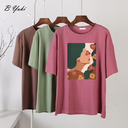 Bless YuKi Womens Summer T-shirts