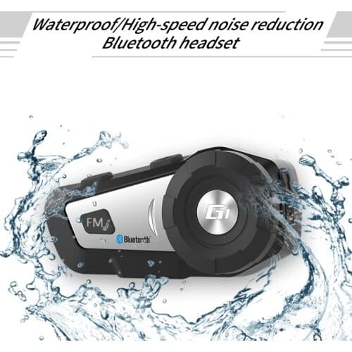 AiRide G1 Helmet Bluetooth Headset Wireless Intercom Waterproof Full Half Helmet Off-Road Helmet CVC Noise Reduction FM