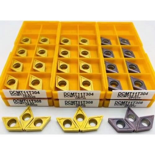 DCMT11T304 DCMT11T308 Carbide Insert Internal Turning Tool CNC Tool 100% Turning Insert Steel Parts