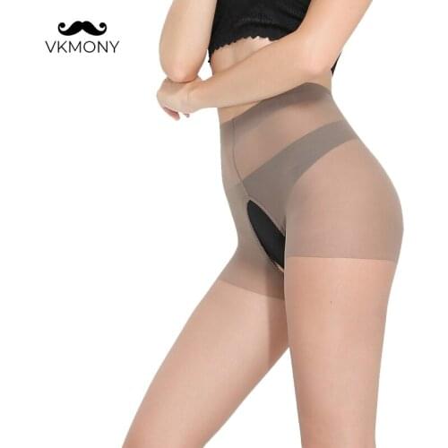 Women pantyhose sexy lady open crotch tights 3pair/lot women nylon tights VKMONY