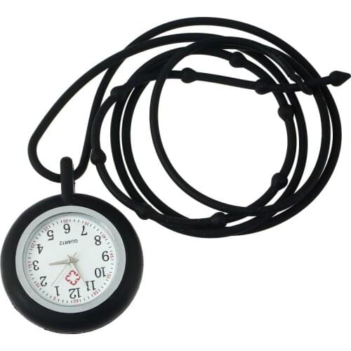 Gnova Platinum Top Nurse POCKET watch analog quartz Retro Silicon Women NECKLACE Jelly Rubber teen Girls kids casual A904