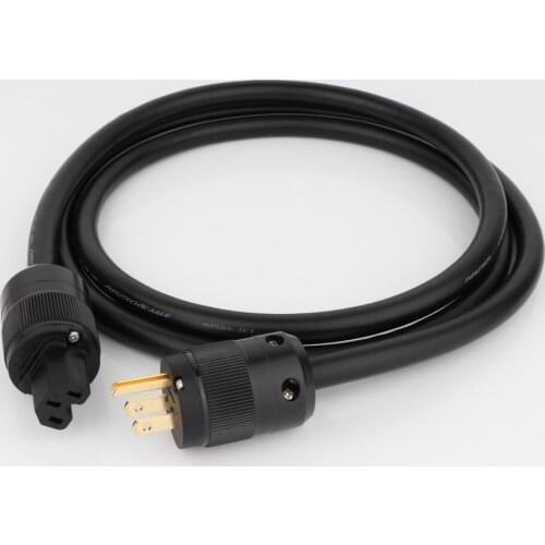 FURUTECH FP-314Ag 80 Cores Silver Plated OFC Conductor Power Cable with Gold Plated US/ EU Plug