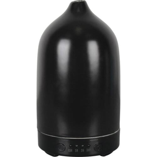 Hand-Crafted Stone Diffuser, 100ml Ceramic Aroma Diffuser for Essential Oils Ultrasonic Air Humidifier Auto-off for Home Bedroom