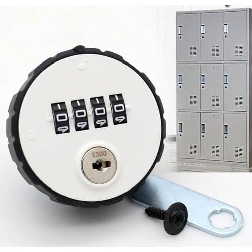 Combination Cabinet Cam Lock 4 Digit Keyless for Drawer Door Gym School Locker with Key Reset door lock safe coding