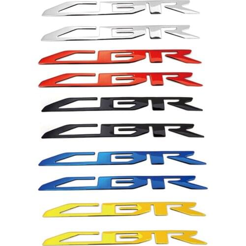 Motorcycles 3D Raise Logo Stickers Badge Emblem Decals Racing Fairing Tank Pad Grip For Honda CBR 600RR 1000RR 900RR 250RR 400RR