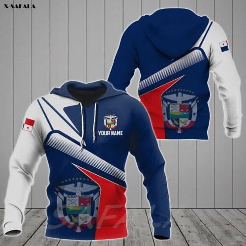 PANAMA PROUD WITH COAT OF ARMS Country Flag 3D Printed Man Female Zipper HOODIE Pullover Sweatshirt Hooded Jersey Tracksuits