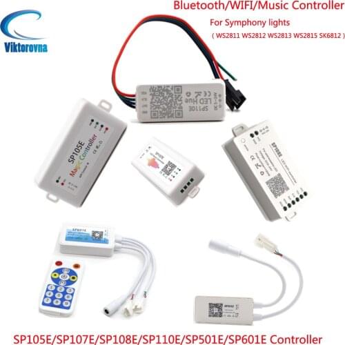 SP105E/SP107E/SP108E/SP110E/SP501E/SP601E Controller Bluetooth/WIFI/Music Smart Led Light for WS2811 WS2812 WS2813 WS2815 SK6812