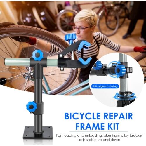Bicycle Repair Frame Kit Practical Durable Bike Mending Set Adjustable Height Bicycle Maintenance Rack Diagnostic Tool