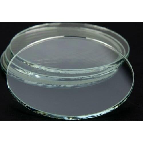 Flat lens Torchy lens Flashlight lamp Plano Glass Lens Thickness 3mm glass lens 2PCS 53mm Diameter mirror D53T3