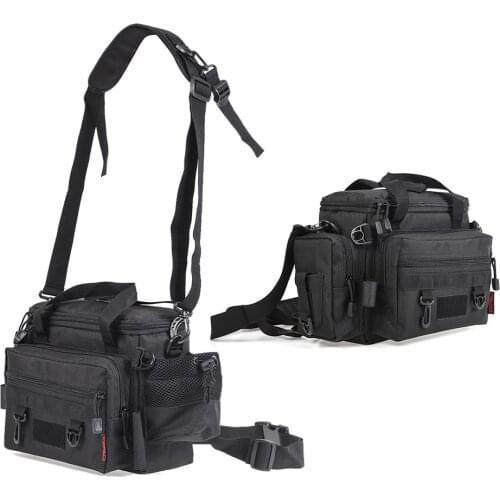 LEO Fishing Bag for Fishing Case Outdoor Waterproof Pack Fishing Lures Gear Storage Bag Backpack Single Shoulder Cross Body Bags