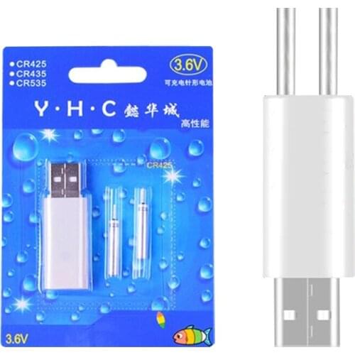 Funhe Fishing Floats Rechargeable CR425 Battery Match USB to Use Suit for Different Charger Devices Electronic Floats Fishing
