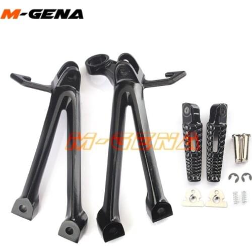 Rear footpegs Foot pegs Footrest Pedals Bracket For GSXR600 GSX600R GSXR750 GSX750R K8 2008 2009 2010 08 09 10