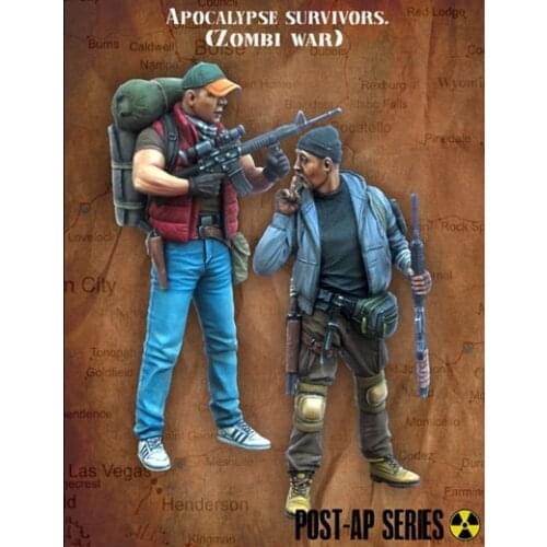 1/35 scale zombie war survivor Resin Model Kit figure Free Shipping