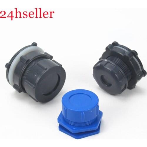 1Pcs Aquarium Fish Tank Drain Connector Water Level Plug Drainage Head End Cap Garden Landscape Drainage Joint Adapter