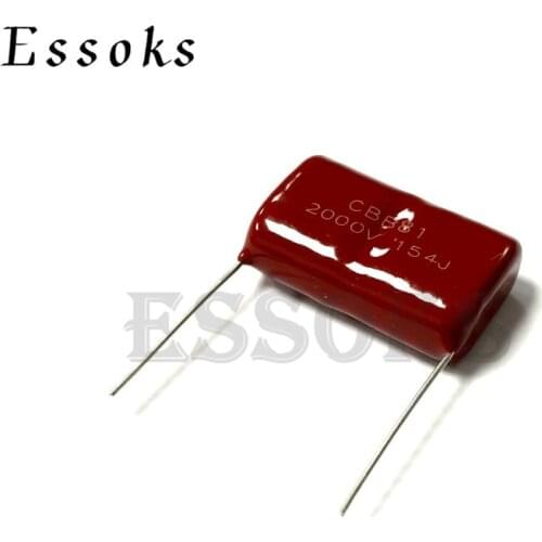 2PCS 2000V154J 0.15UF Pitch 30mm 150NF 2000V 2KV 154 154J CBB Polypropylene film capacitor