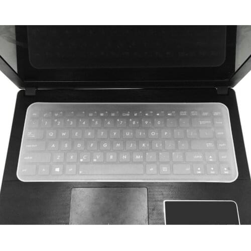Keyboard Cover Skin Waterproof Dustproof Silicone Film Universal Tablet Keyboard Protector Guard for 13-17 Inch Notebook