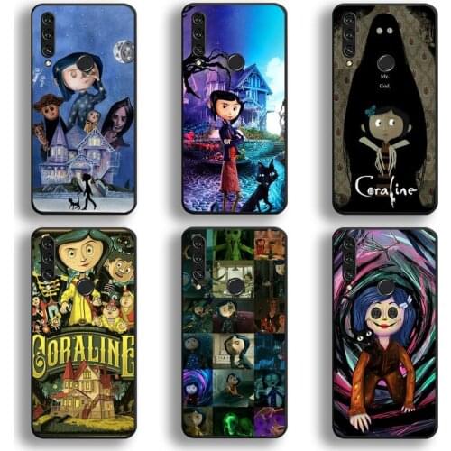 Cartoon Coraline Phone Case Huawei Y6P Y8S Y8P Y5II Y5 Y6 2019 P Smart Prime Pro