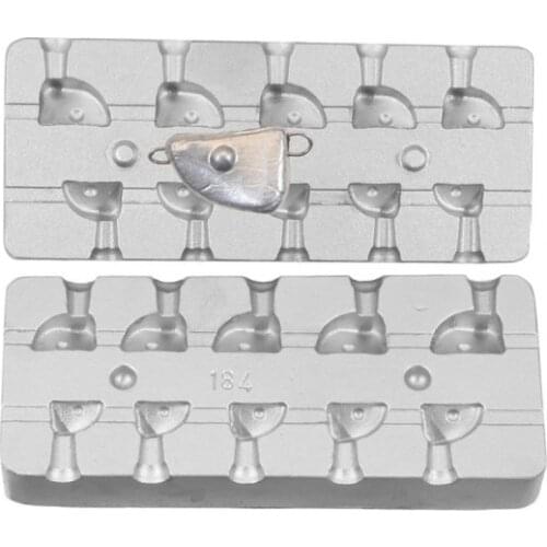 Mould for lead Tcheburashka by Gr.3,5 - 9,5 fishing river F 184