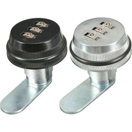 Alloy Code Combination Cam lock Keyless Post Mail Box Cabinet RV 3 Dial