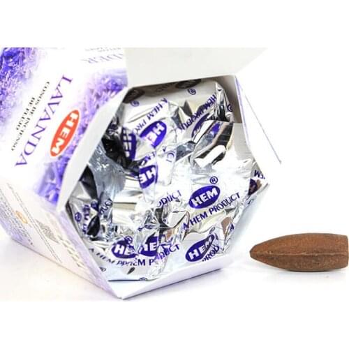 Lavender Back Flow Cones