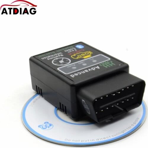 HH OBD Mini ELM327 Bluetooth OBDII Auto Scanner Mini elm327 obd2 Car diagnostic-tool ELM 327 works on Android Torque Free Ship