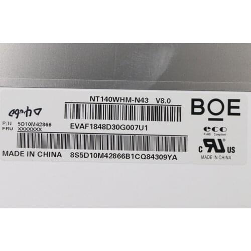 NT140WHM-N43 fit NT140WHM-N44 NT140WHM-N31 NT140WHM-N34 NT140WHM-N41 NT140WHM-N42 For HP 14-cf0006nx Laptop Lcd Screen 1366*768