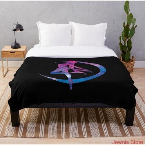 SAILOR MOON Throw Blanket Sherpa Blanket Warm Super Soft Flannel Office Nap Bedspread Sofa Bedding Plush Quilt Plaids